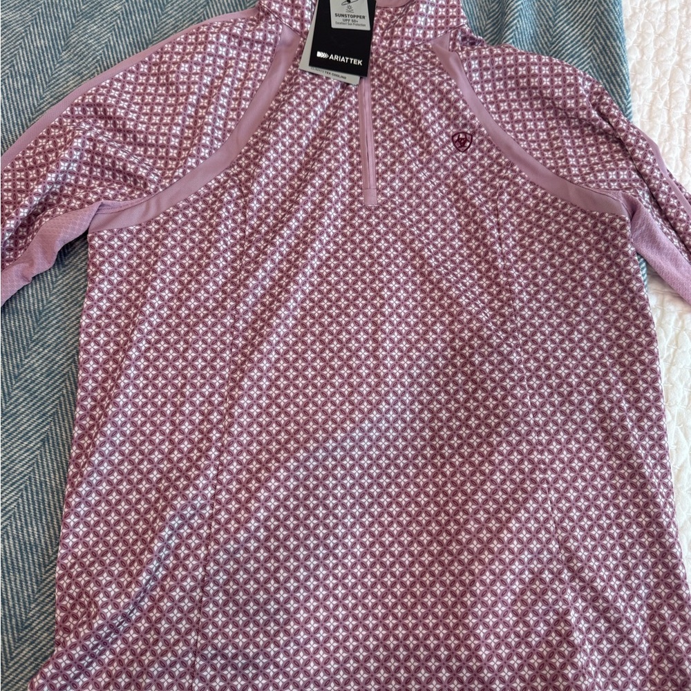 Ariat Sunstopper Quarter-Zip Lavender Mist